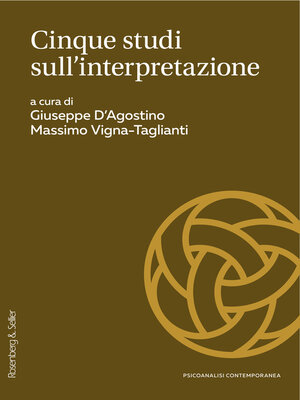 cover image of Cinque studi sull'interpretazione